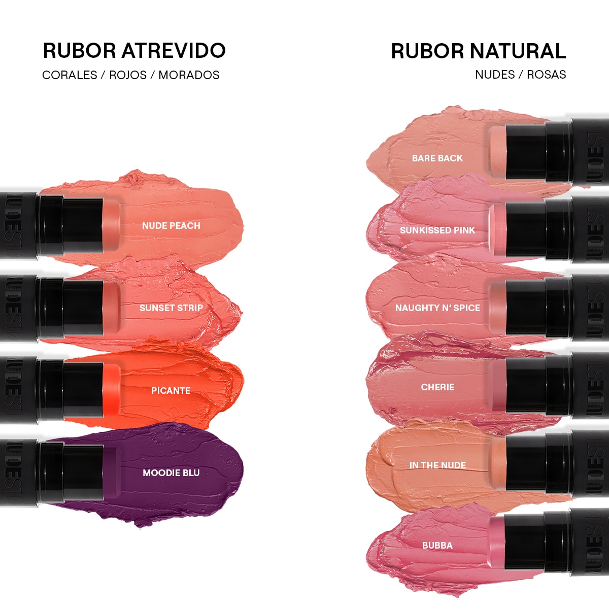 NUDIES MATTE BLUSH & BRONZE (RUBOR Y BRONCEADOR EN BARRA)